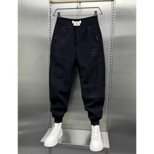 กางเกงทำงานลำลองชาย กางเกงคอร์ดูรอยขากระบอก ทรงหลวม